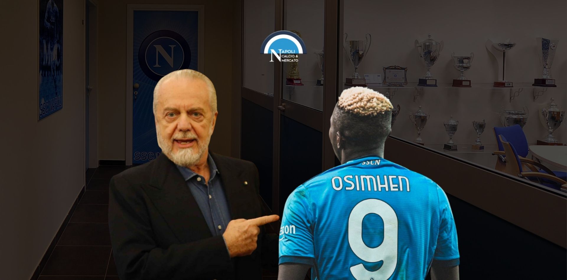 osimhen al manchester united de laurentiis fissa il prezzo la cifra richiests per la cessione