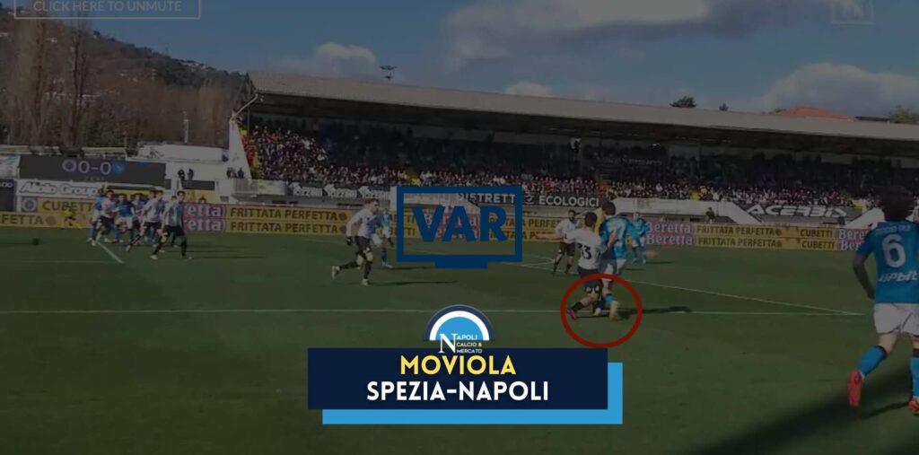 fallo kvara rigore spezia napoli var moviola